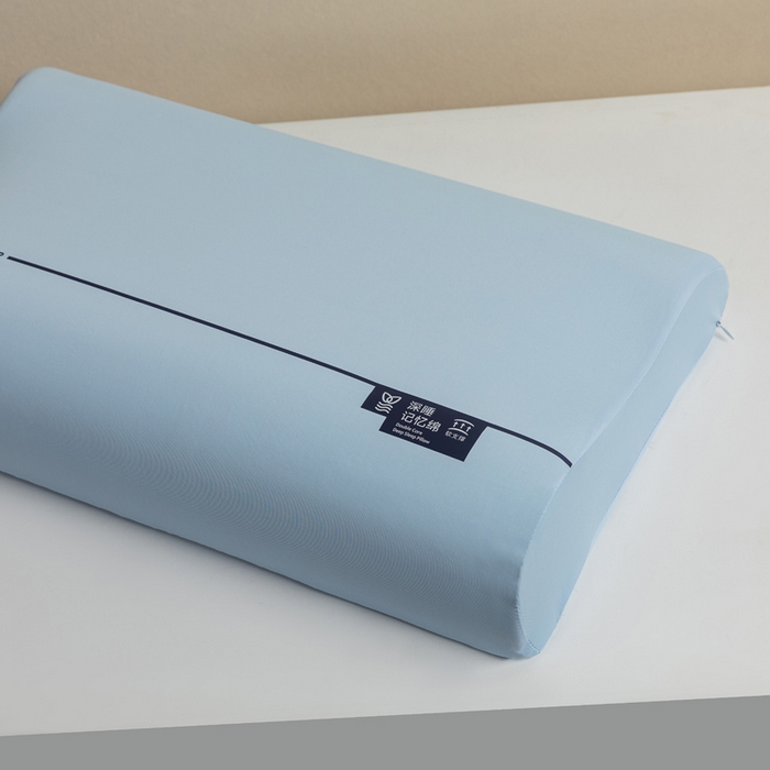 91家纺网 家纺一手货源 找家纺 枕芯真意2025新款深睡眠慢回弹零压力枕芯 深睡眠-天空蓝35x55cm/只