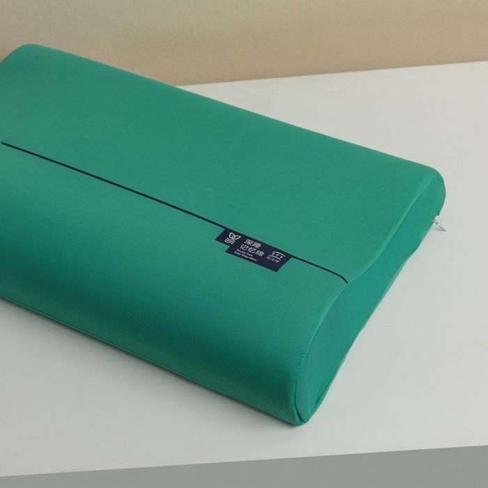 91家纺网 家纺一手货源 找家纺 枕芯真意2025新款深睡眠慢回弹零压力枕芯 深睡眠-墨绿色35x55cm/只