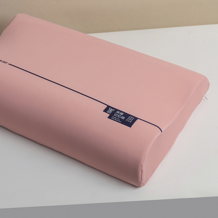 91家纺网 家纺一手货源 找家纺 枕芯真意2025新款深睡眠慢回弹零压力枕芯 深睡眠-胭脂红30x50cm/只