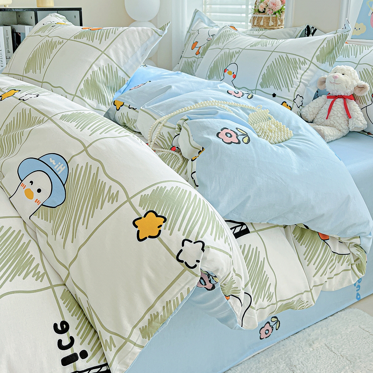 91家纺网 家纺一手货源 找家纺 （总）恩泽2025全棉印花四件套