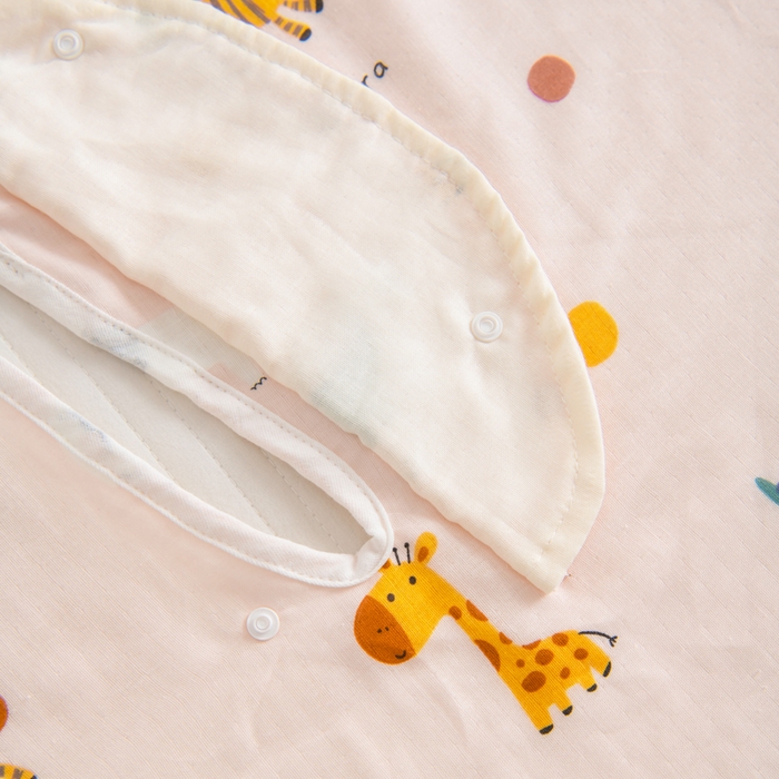 91家纺网 家纺一手货源 找家纺 （总）嗨皮宝贝 2025新款A类全棉纱布睡袋婴儿薄款夏季宝宝儿童春秋防踢被神器四季通用护肚