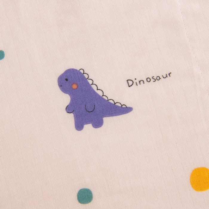 91家纺网 家纺一手货源 找家纺 嗨皮宝贝 2025新款A类全棉纱布睡袋婴儿薄款夏季宝宝儿童春秋防踢被神器四季通用护肚 动物园-粉