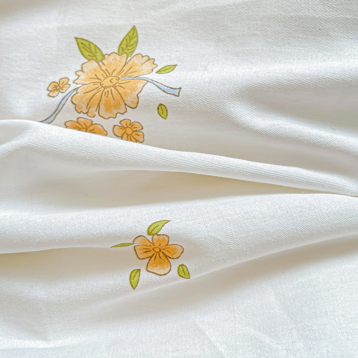 91家纺网 家纺一手货源 找家纺 恩泽2025全棉印花四件套 花香梦境