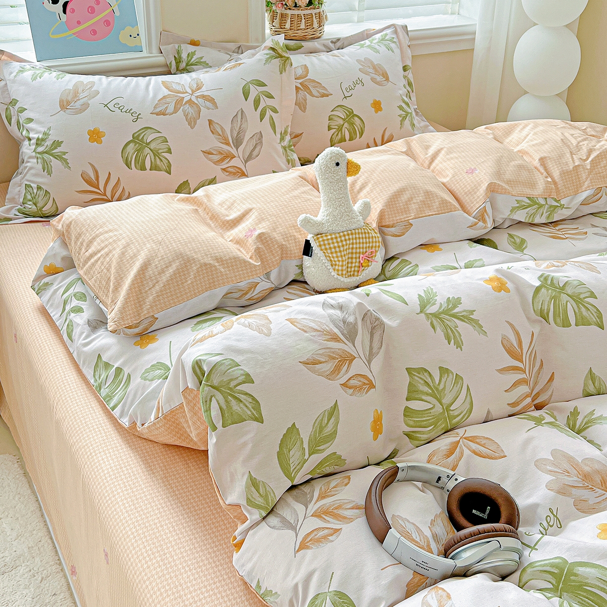 91家纺网 家纺一手货源 找家纺 恩泽2025全棉印花四件套 绘声绘色