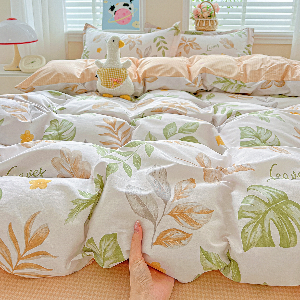 91家纺网 家纺一手货源 找家纺 恩泽2025全棉印花四件套 绘声绘色