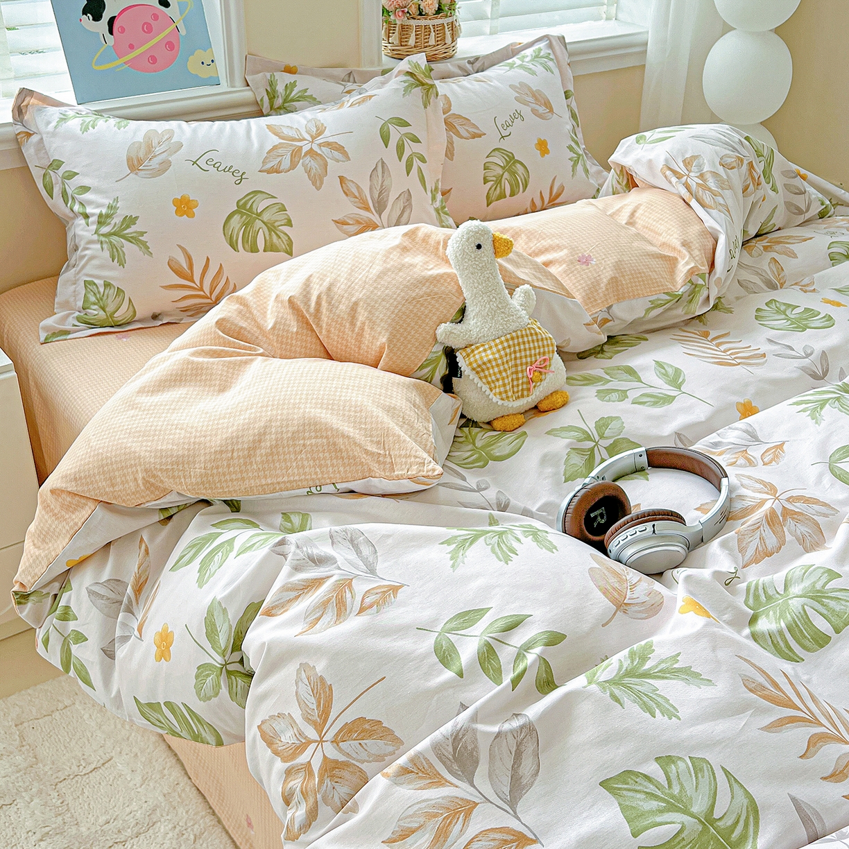 91家纺网 家纺一手货源 找家纺 恩泽2025全棉印花四件套 绘声绘色