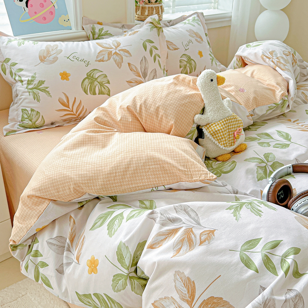 91家纺网 家纺一手货源 找家纺 恩泽2025全棉印花四件套 绘声绘色