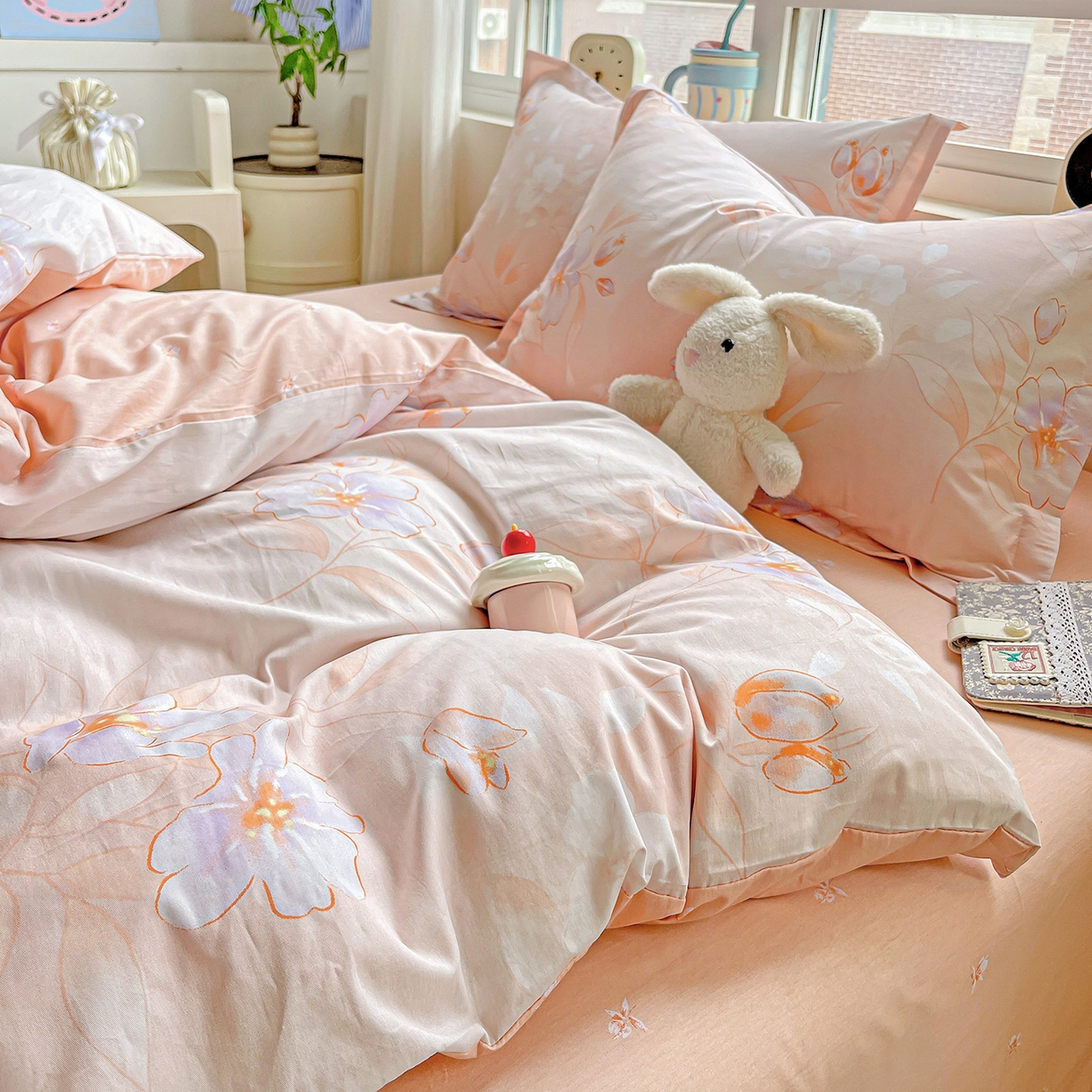 91家纺网 家纺一手货源 找家纺 恩泽2025全棉印花四件套 娇姿