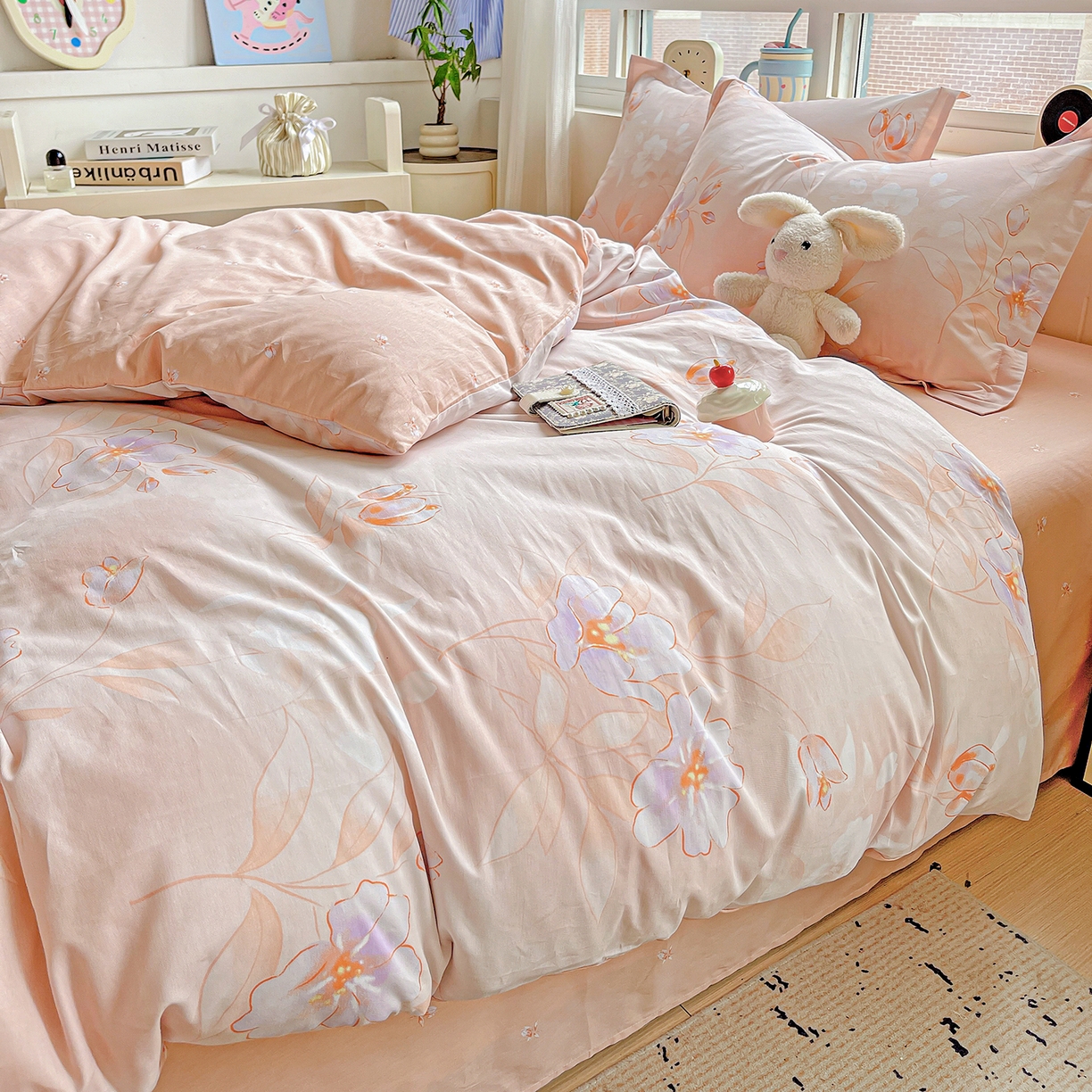 91家纺网 家纺一手货源 找家纺 恩泽2025全棉印花四件套 娇姿