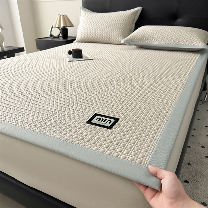 91家纺网 家纺一手货源 找家纺 （总）耐思家纺 2025新款MIN豆豆凉席空调席系列-床席款