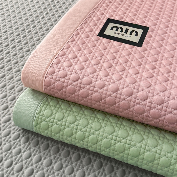 91家纺网 家纺一手货源 找家纺 耐思家纺 2025新款MIN豆豆凉席空调席系列-床席款 组合图-床席款