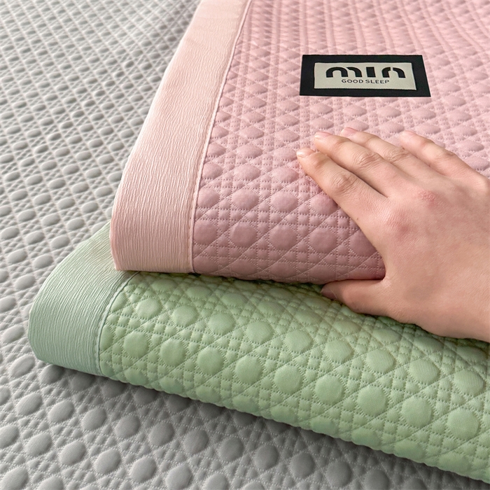 91家纺网 家纺一手货源 找家纺 耐思家纺 2025新款MIN豆豆凉席空调席系列-床席款 组合图-床席款