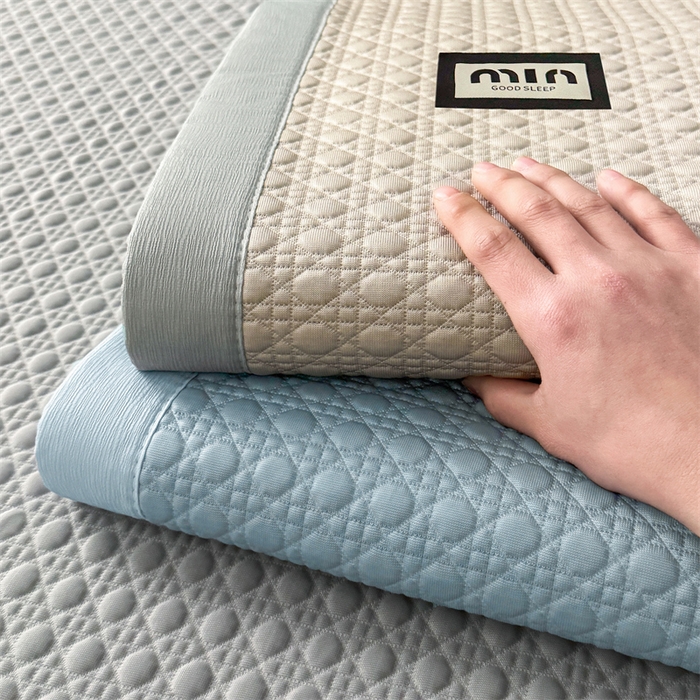 91家纺网 家纺一手货源 找家纺 耐思家纺 2025新款MIN豆豆凉席空调席系列-床席款 组合图-床席款