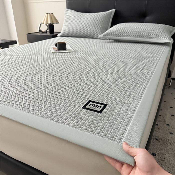 耐思家纺 2025新款MIN豆豆凉席空调席系列-床席款 MIN冰豆豆-冰川灰-床席款