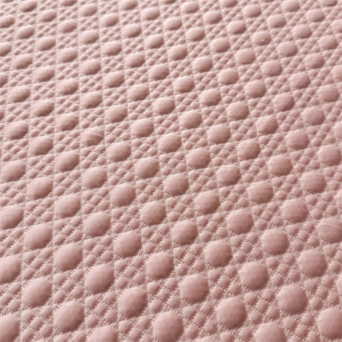 91家纺网 家纺一手货源 找家纺 耐思家纺 2025新款MIN豆豆凉席空调席系列-床席款 MIN冰豆豆-豆沙粉-床席款