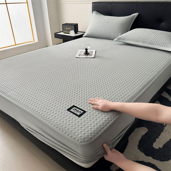 91家纺网 家纺一手货源 找家纺 （总）耐思家纺 2025新款MIN豆豆凉席空调席系列-床笠款