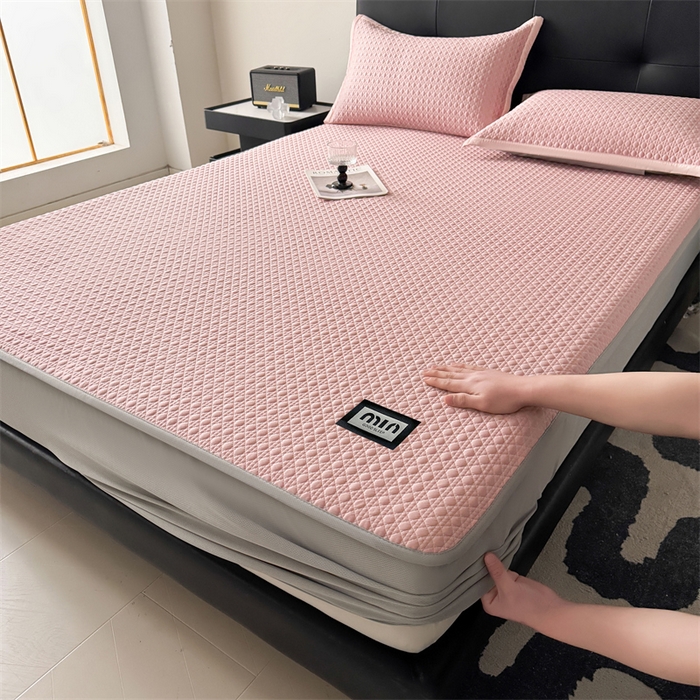 91家纺网 家纺一手货源 找家纺 （总）耐思家纺 2025新款MIN豆豆凉席空调席系列-床笠款