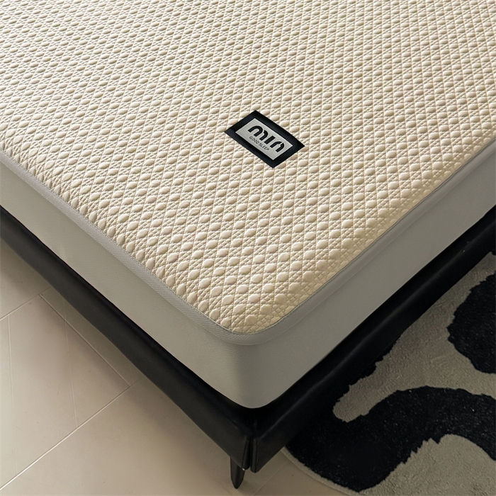 91家纺网 家纺一手货源 找家纺 耐思家纺 2025新款MIN豆豆凉席空调席系列-床笠款 MIN冰豆豆-麦卡其-床笠款