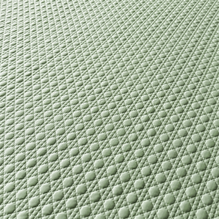 91家纺网 家纺一手货源 找家纺 耐思家纺 2025新款MIN豆豆凉席空调席系列-床笠款 MIN冰豆豆-月光绿-床笠款