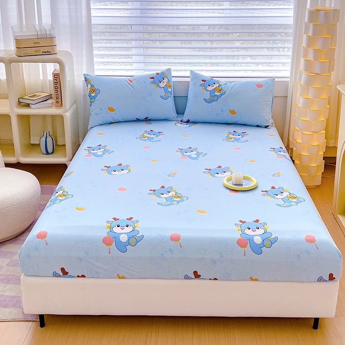 91家纺网 家纺一手货源 找家纺 （总）金鑫汇家纺 2025新款13070全棉好卖花型套件系列-单床笠