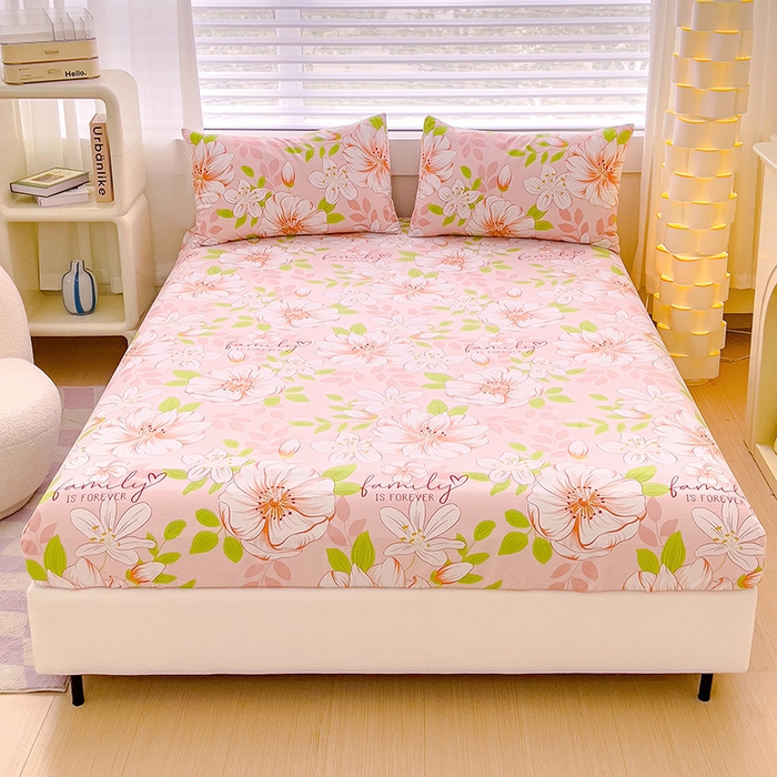 金鑫汇家纺 2025新款13070全棉好卖花型套件系列-单床笠 繁花之恋