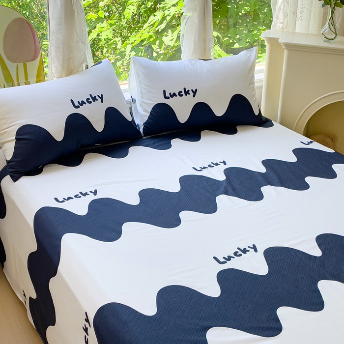 91家纺网 家纺一手货源 找家纺 金鑫汇家纺 2025新款13070全棉好卖花型套件系列-单床单（花型更好卖，面料更厚实，退货率低） 波浪世界