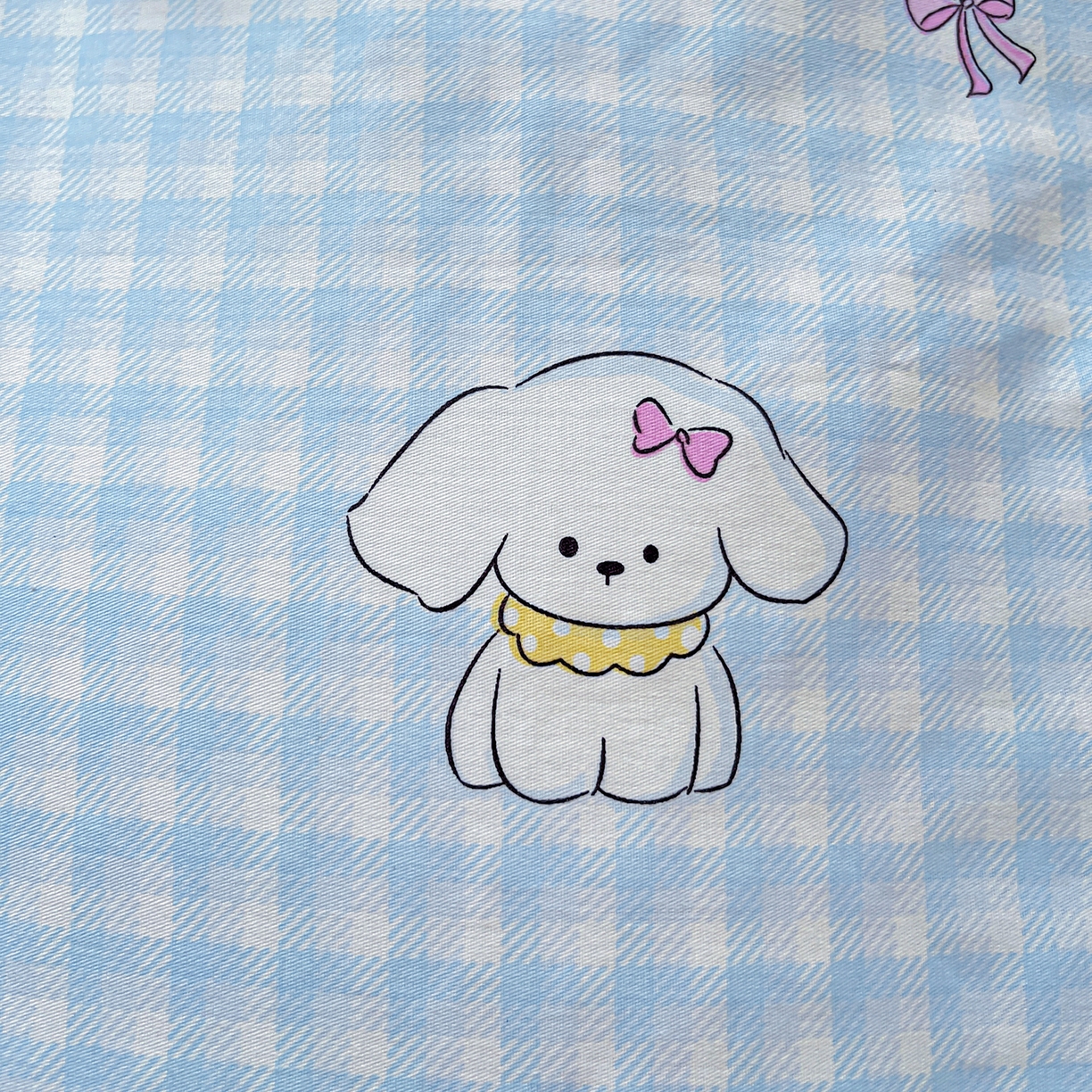 91家纺网 家纺一手货源 找家纺 恩泽2025全棉印花四件套 面包小狗