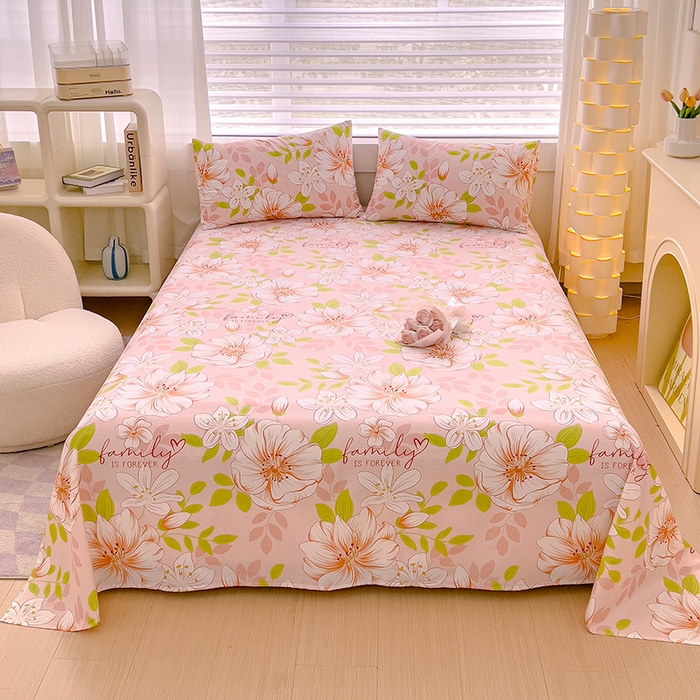 金鑫汇家纺 2025新款13070全棉好卖花型套件系列-单床单（花型更好卖，面料更厚实，退货率低） 繁花之恋
