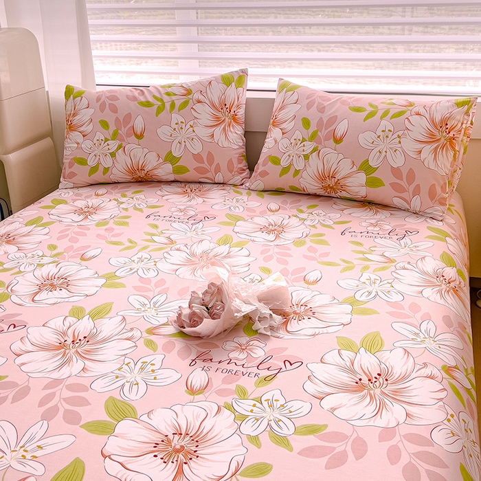 91家纺网 家纺一手货源 找家纺 金鑫汇家纺 2025新款13070全棉好卖花型套件系列-单床单（花型更好卖，面料更厚实，退货率低） 繁花之恋