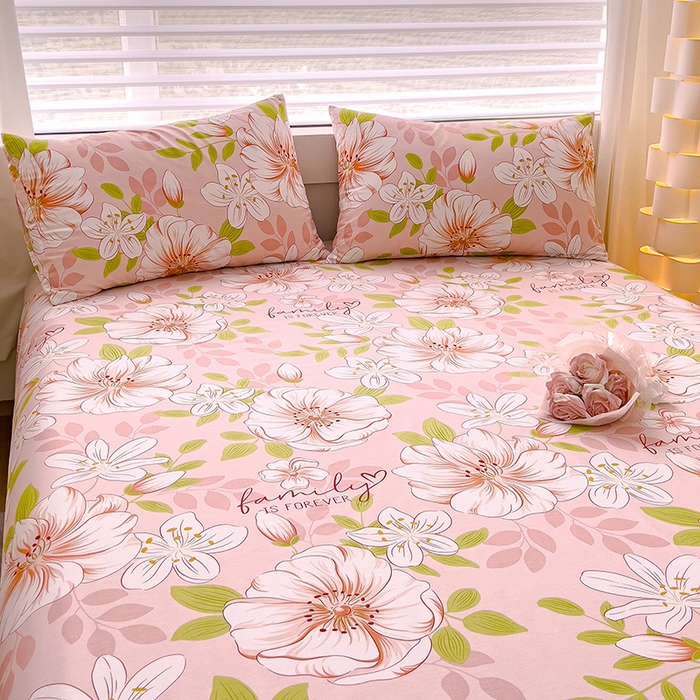 91家纺网 家纺一手货源 找家纺 金鑫汇家纺 2025新款13070全棉好卖花型套件系列-单床单（花型更好卖，面料更厚实，退货率低） 繁花之恋