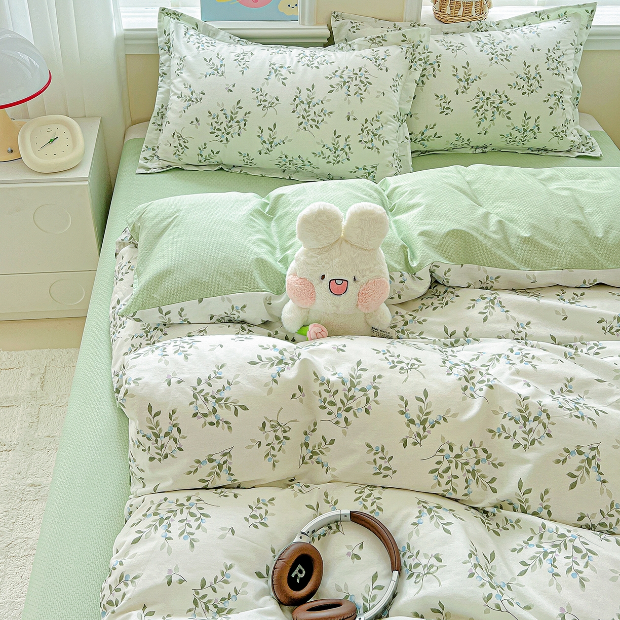 91家纺网 家纺一手货源 找家纺 恩泽2025全棉印花四件套 硕果累累