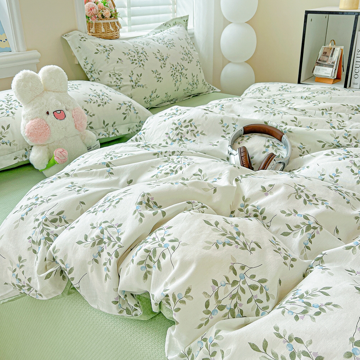 91家纺网 家纺一手货源 找家纺 恩泽2025全棉印花四件套 硕果累累