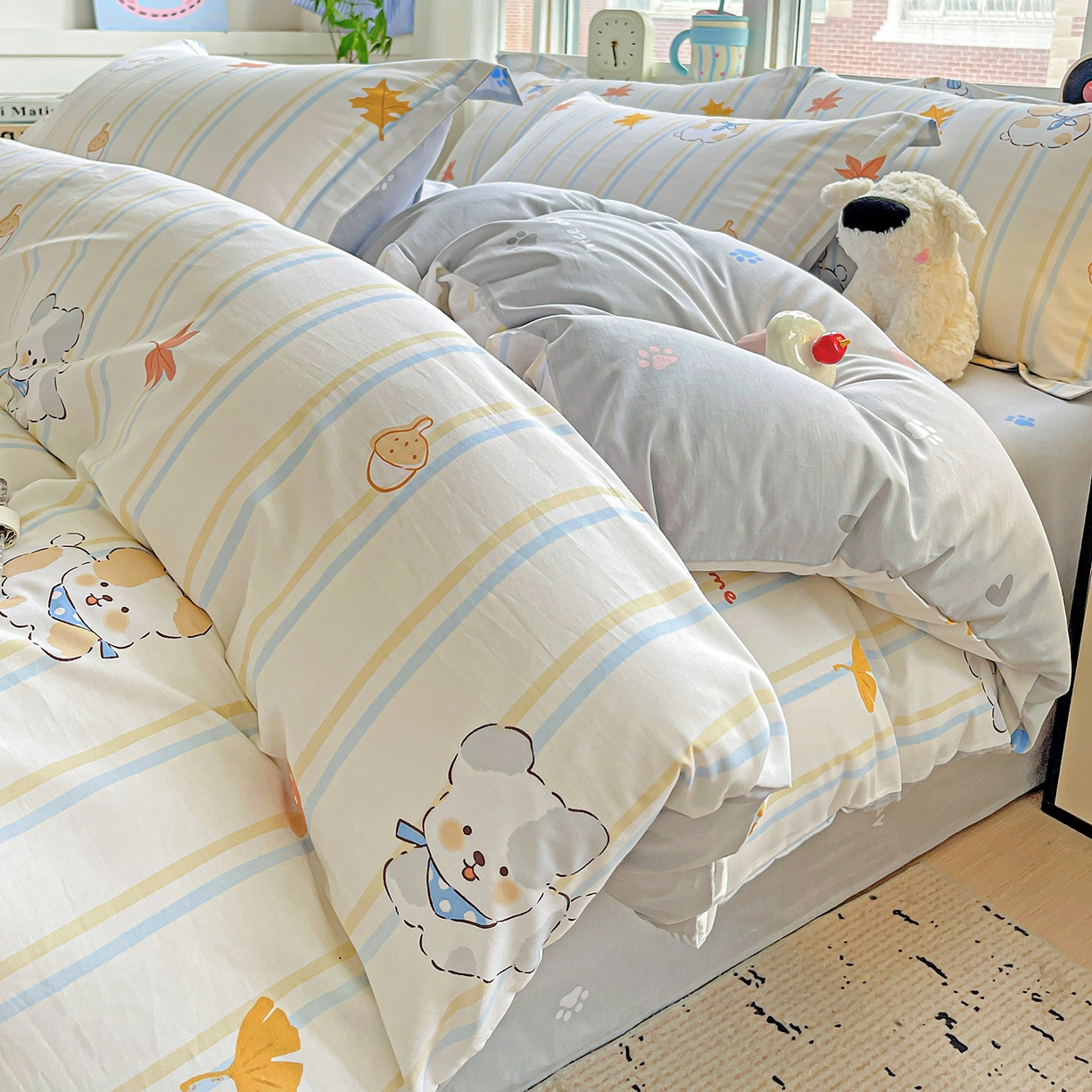 恩泽2025全棉印花四件套 甜美派