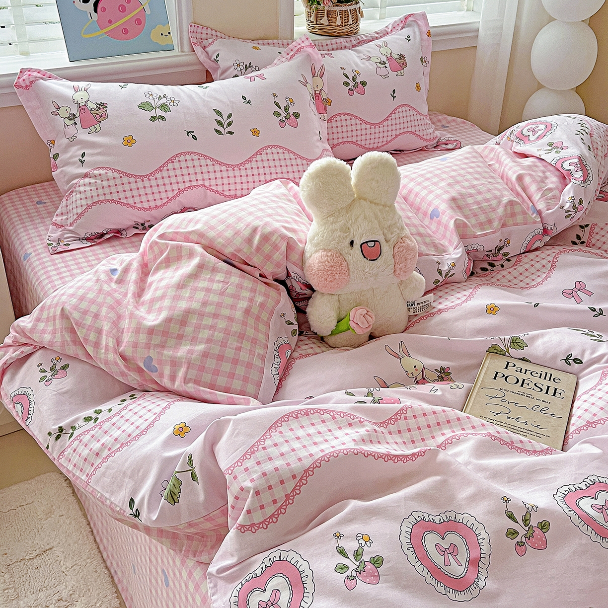 91家纺网 家纺一手货源 找家纺 恩泽2025全棉印花四件套 唯美