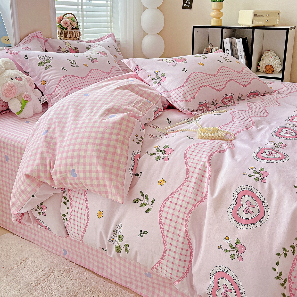 91家纺网 家纺一手货源 找家纺 恩泽2025全棉印花四件套 唯美