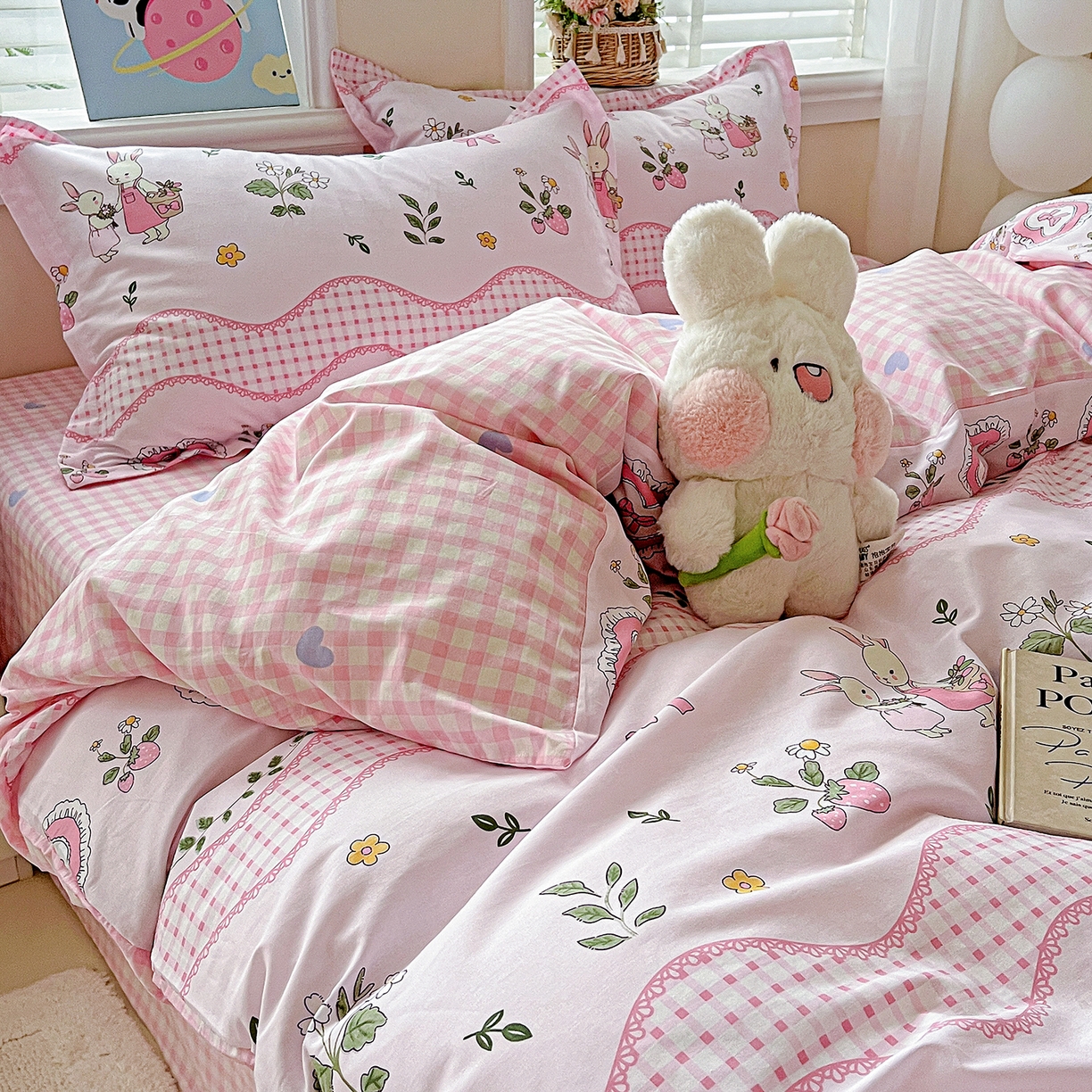 91家纺网 家纺一手货源 找家纺 恩泽2025全棉印花四件套 唯美