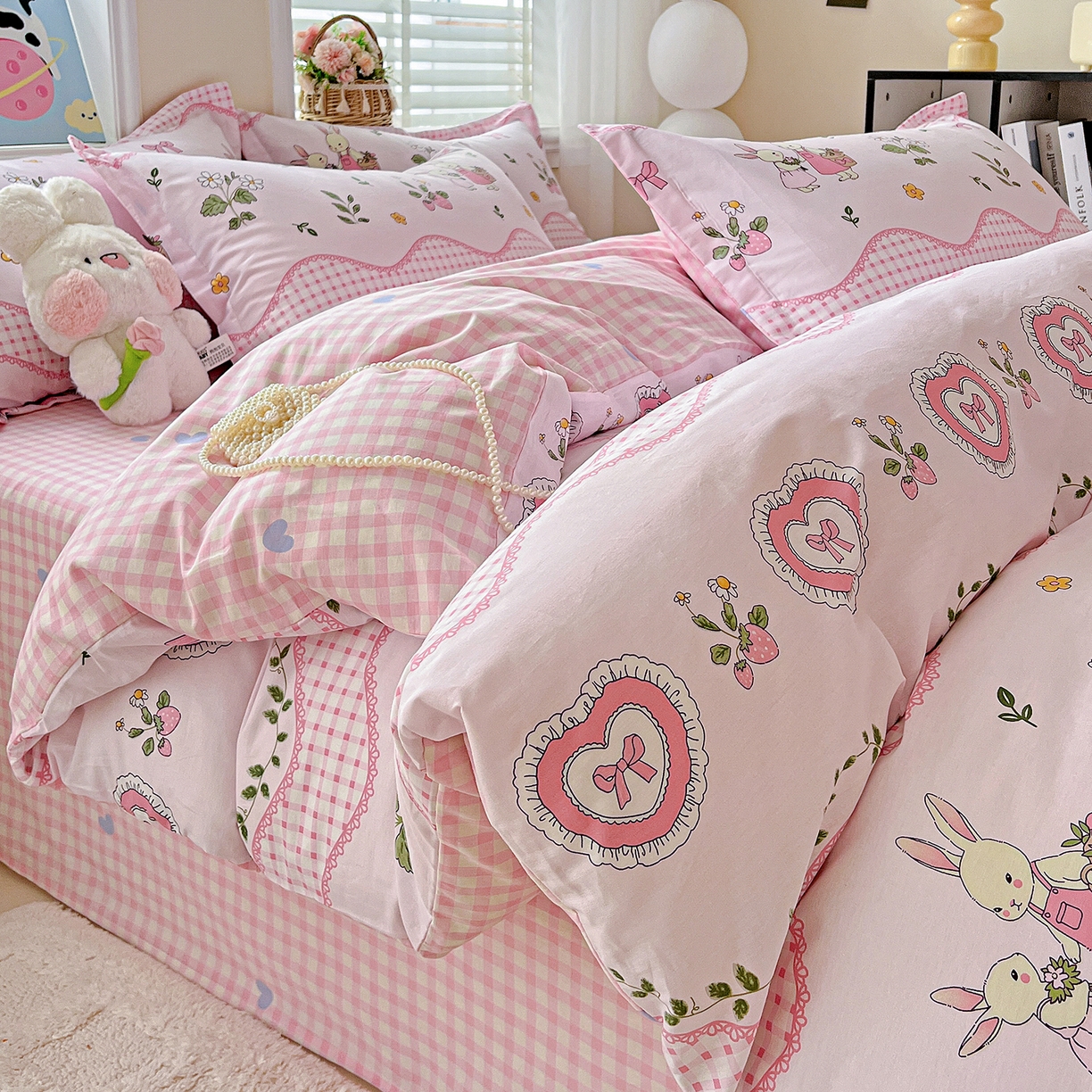 91家纺网 家纺一手货源 找家纺 恩泽2025全棉印花四件套 唯美