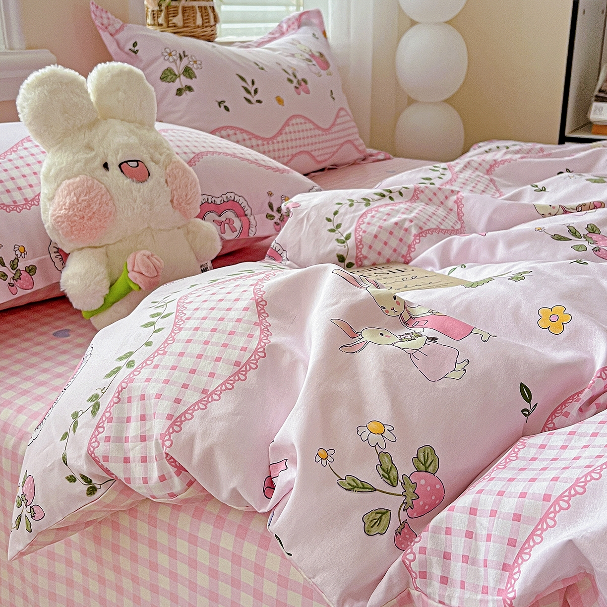 91家纺网 家纺一手货源 找家纺 恩泽2025全棉印花四件套 唯美