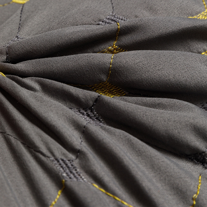 91家纺网 家纺一手货源 找家纺 雅晨枕芯 2025新款满天星透气绗绣羽丝绒枕芯枕头 满天星绗绣羽丝绒枕-灰色 48x74高枕/只 800克