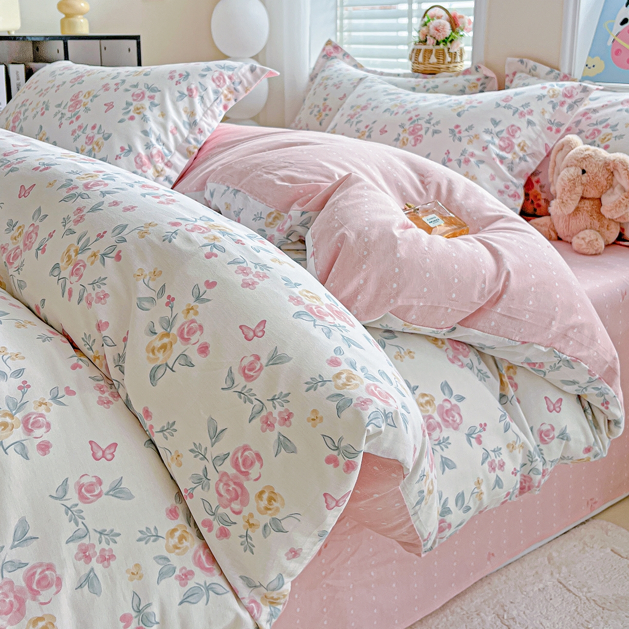 恩泽2025全棉印花四件套 遇见浪漫