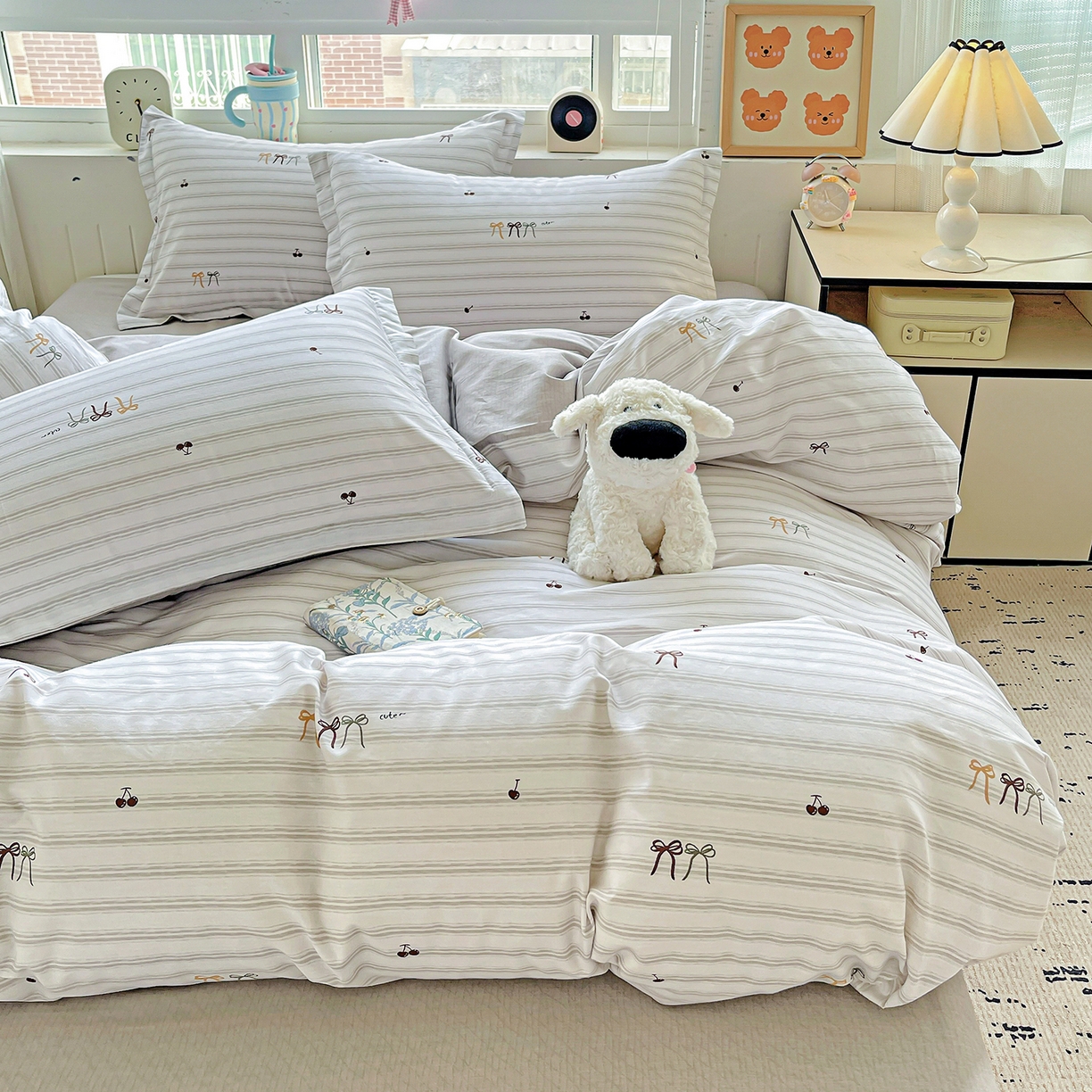 91家纺网 家纺一手货源 找家纺 恩泽2025全棉印花四件套 自由派