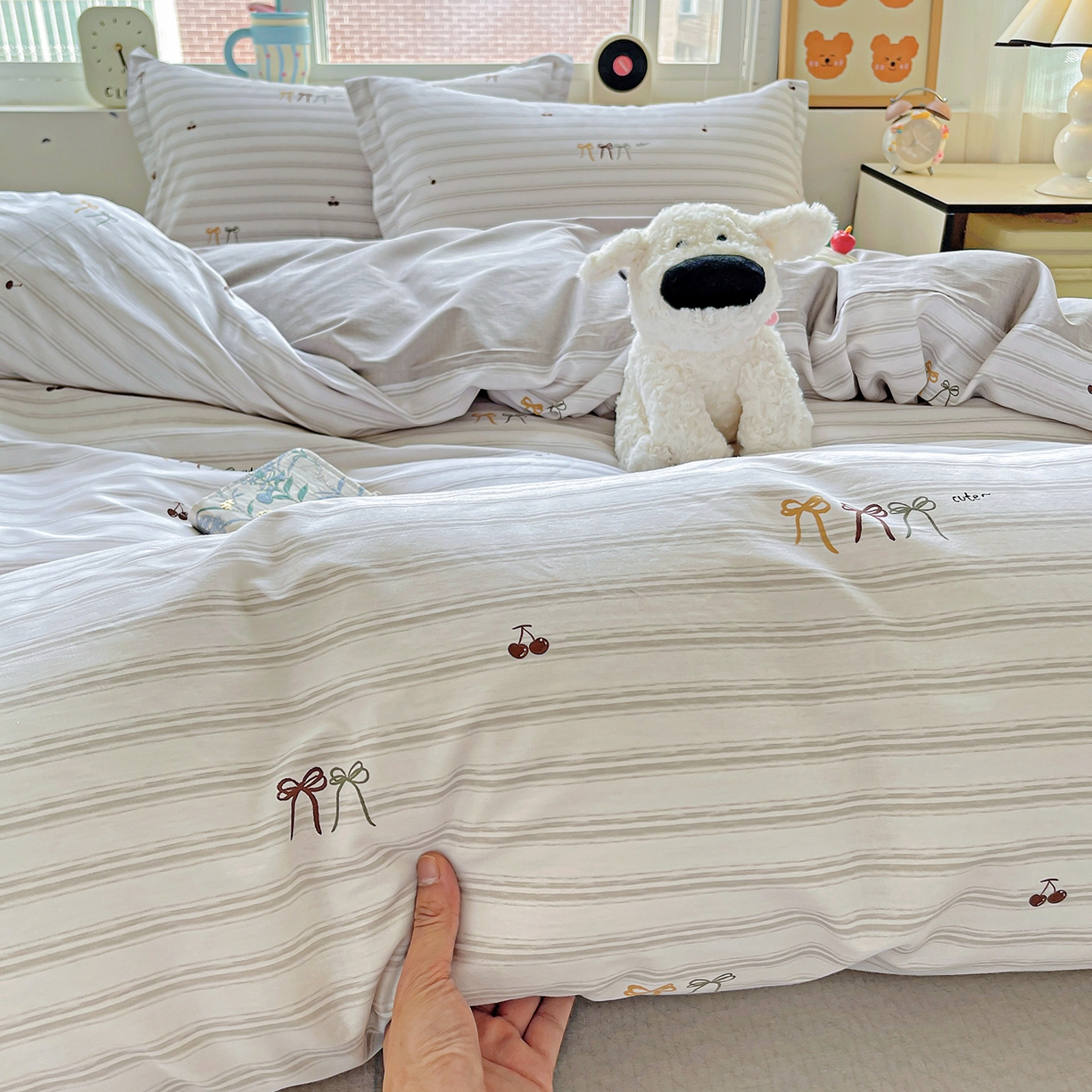 91家纺网 家纺一手货源 找家纺 恩泽2025全棉印花四件套 自由派