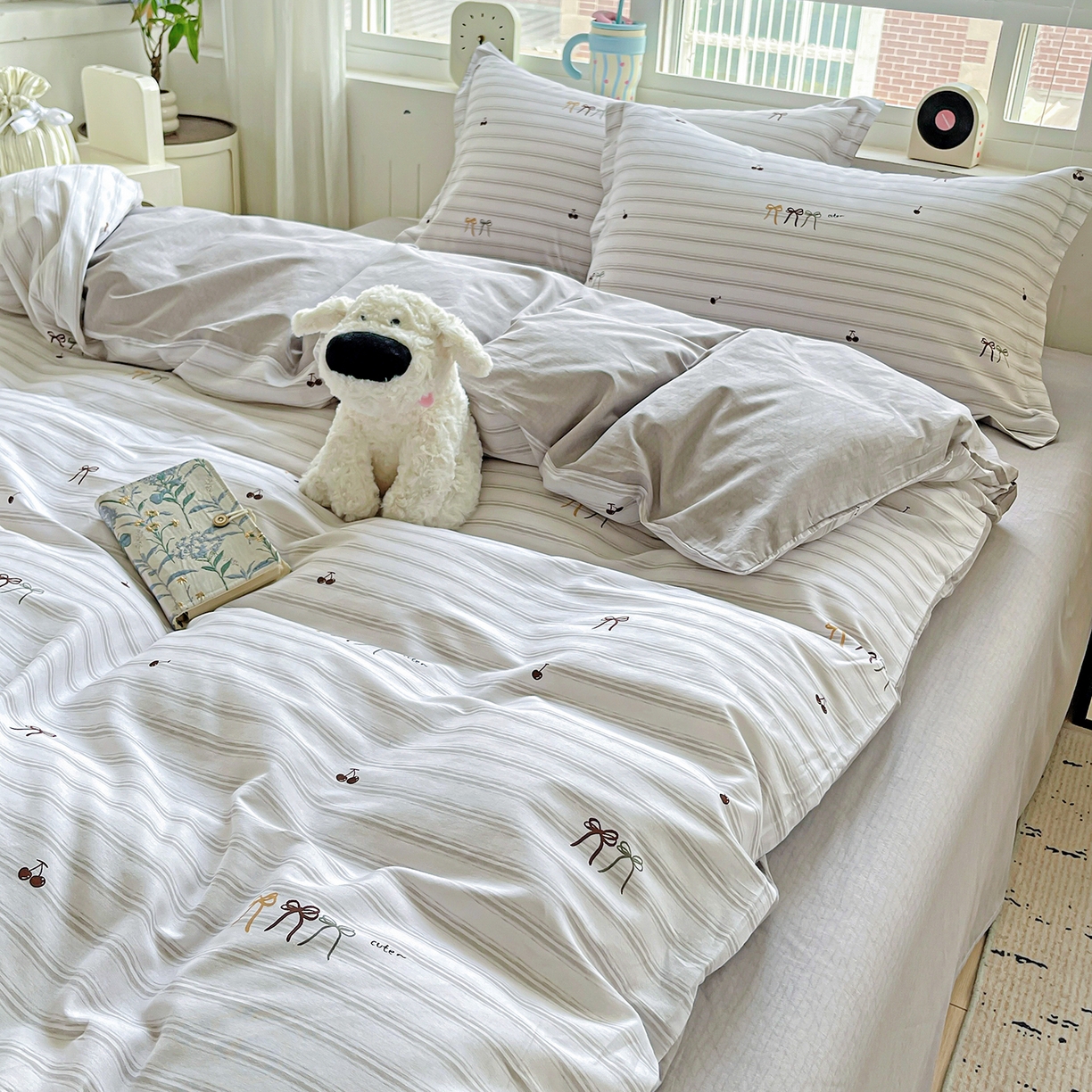 91家纺网 家纺一手货源 找家纺 恩泽2025全棉印花四件套 自由派