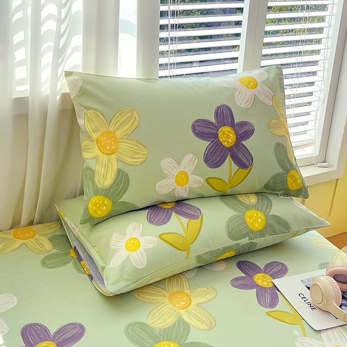 91家纺网 家纺一手货源 找家纺 金鑫汇家纺 2025年新款百分百全棉老粗布全棉加厚加密高克重单品枕套（花型更好卖，面料更厚实，自带凉感） 老粗布五彩缤纷