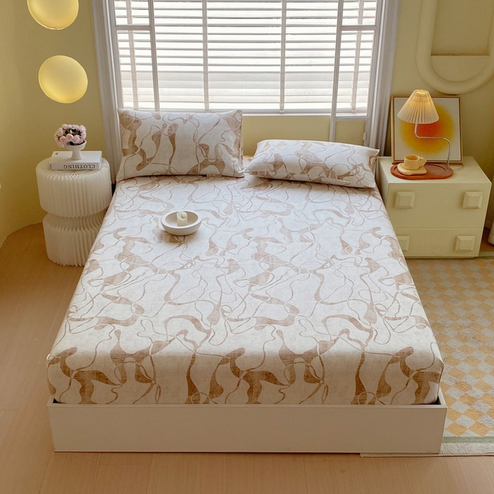 91家纺网 家纺一手货源 找家纺 （总）金鑫汇家纺 2025新款百分百全棉老粗布全棉加厚加密高克重单品床笠（花型更好卖，面料更厚实，自带凉感）