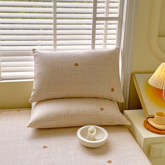 91家纺网 家纺一手货源 找家纺 金鑫汇家纺 2025年新款百分百全棉老粗布全棉加厚加密高克重单品枕套（花型更好卖，面料更厚实，自带凉感） 心之恋