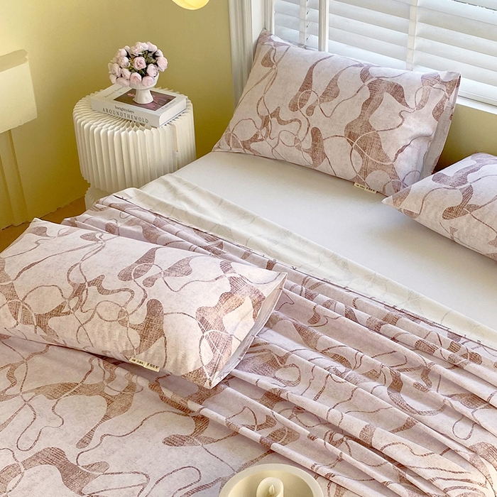 91家纺网 家纺一手货源 找家纺 金鑫汇家纺 2025年新款百分百全棉老粗布全棉加厚加密高克重单品枕套（花型更好卖，面料更厚实，自带凉感） 米亚红