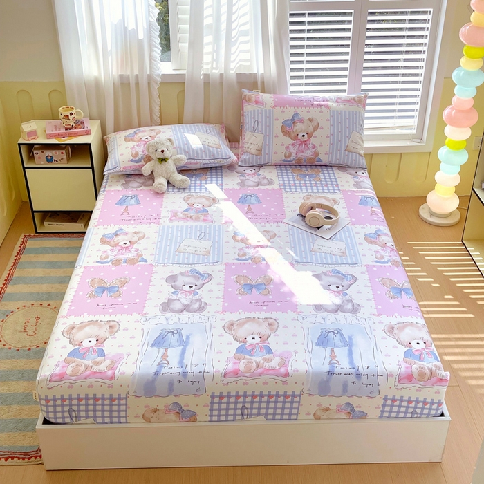 91家纺网 家纺一手货源 找家纺 （总）金鑫汇家纺 2025新款百分百全棉老粗布全棉加厚加密高克重单品床笠（花型更好卖，面料更厚实，自带凉感）