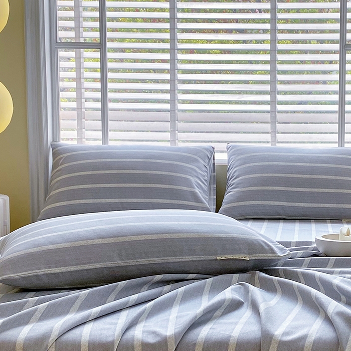 91家纺网 家纺一手货源 找家纺 金鑫汇家纺 2025年新款百分百全棉老粗布全棉加厚加密高克重单品枕套（花型更好卖，面料更厚实，自带凉感） 朴素条纹