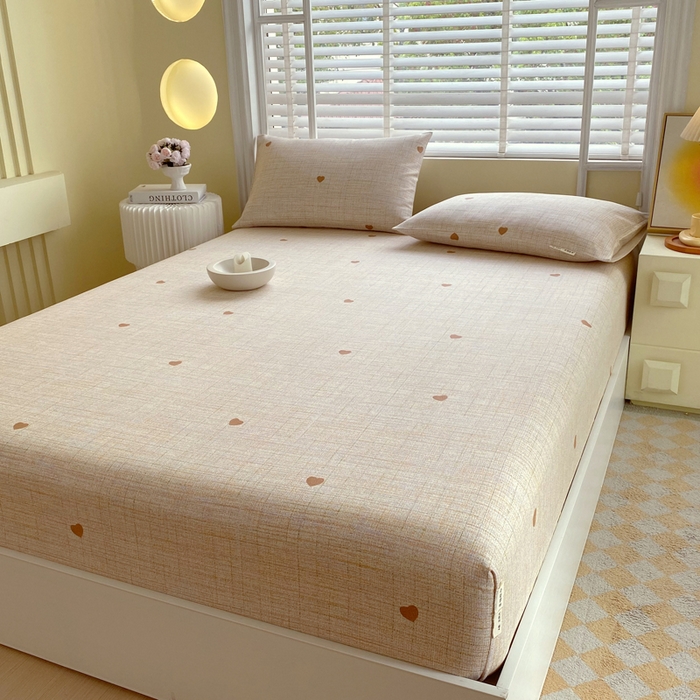 91家纺网 家纺一手货源 找家纺 金鑫汇家纺 2025新款百分百全棉老粗布全棉加厚加密高克重单品床笠（花型更好卖，面料更厚实，自带凉感） 老粗布心之恋